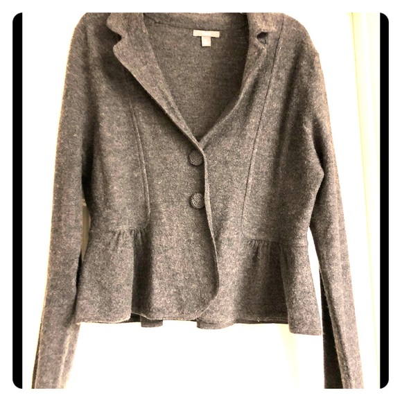 Grey wool cardigan/jacket - Picture 1 of 4